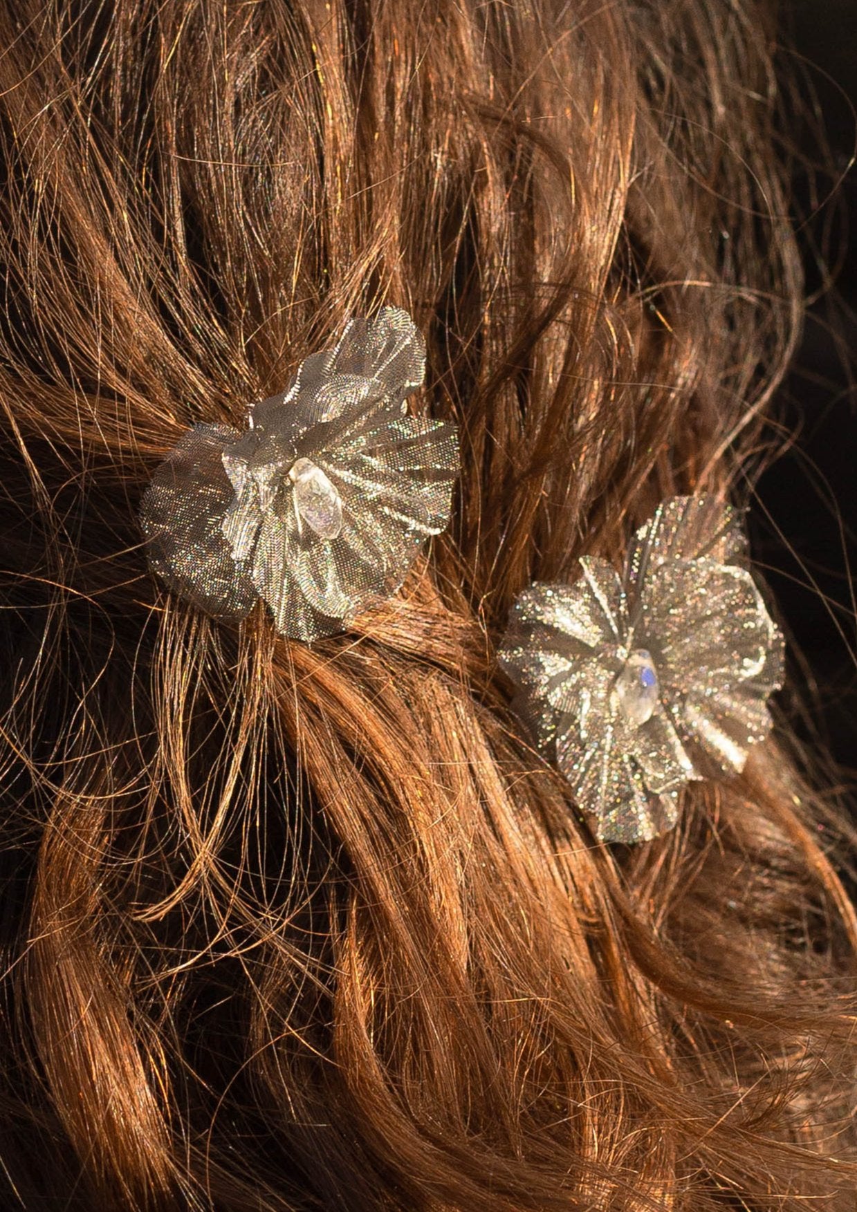 Emily Crystal Viola Hair Pins