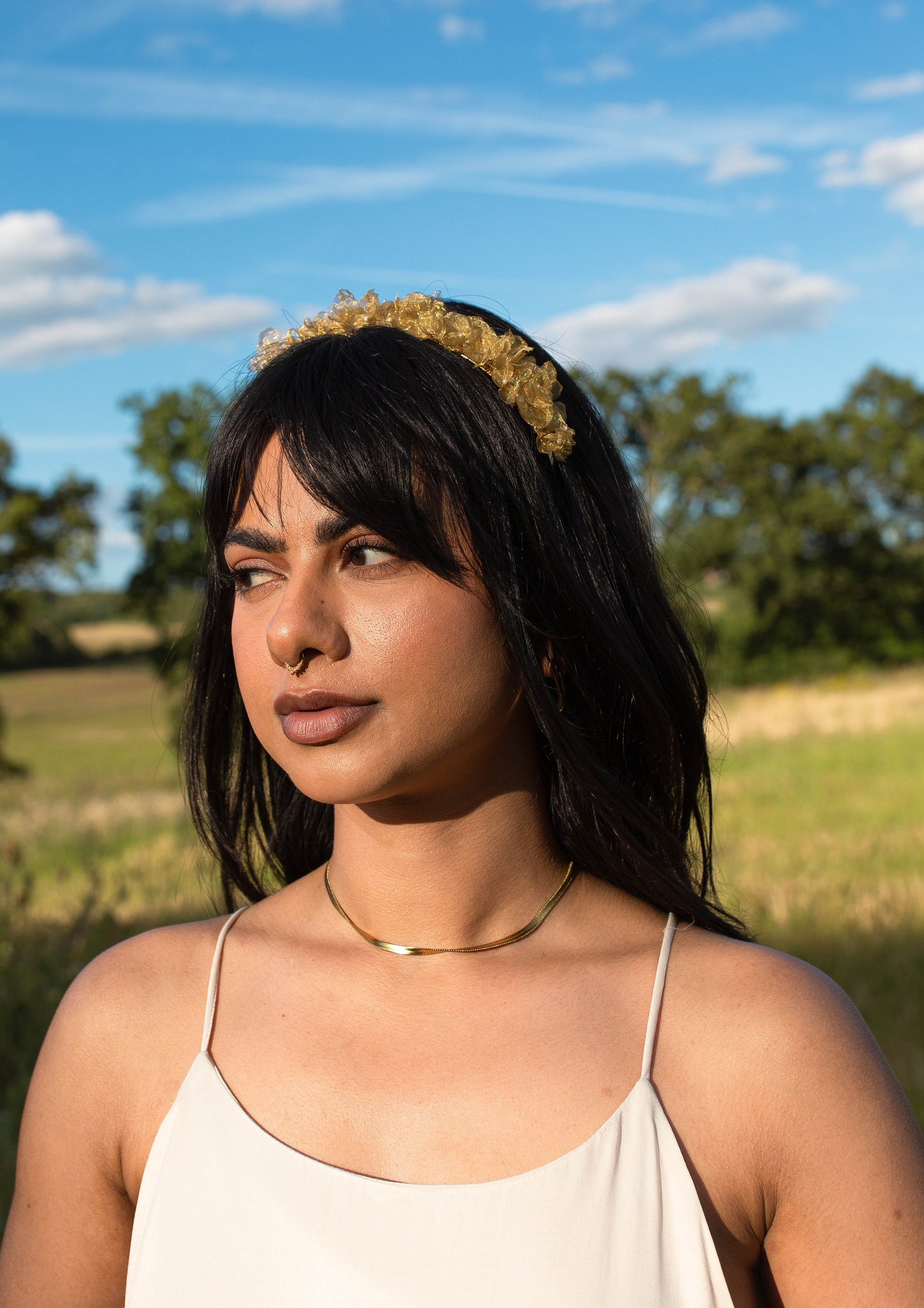 Elizabeth Ethereal Blossom Crown Headband